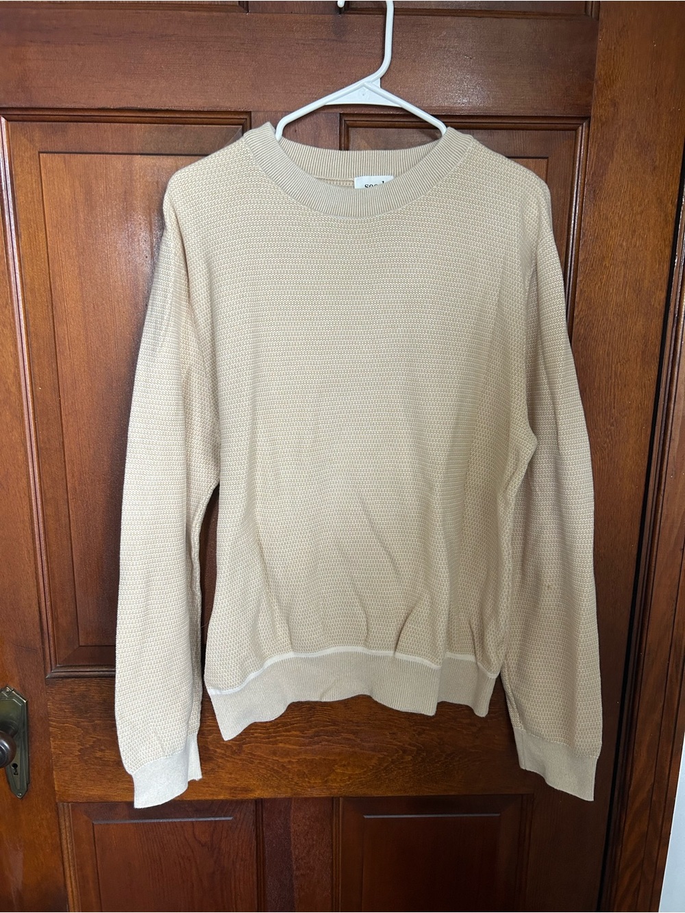 •Seed Heritage• cream thermal sweater